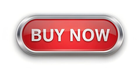 1. Modern Design Element - Buy Now Badge on Clean White Background AI-Created Content, sticker, isolated