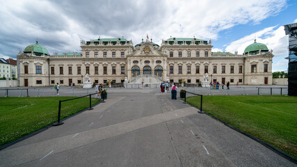 Naklejka premium belvedere palace city Wien 