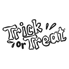 Halloween doodle Symbols Collection