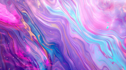Vibrant swirls of colorful marble texture with fluid patterns