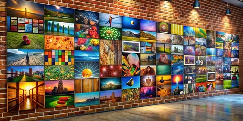 A picture on a wall informative Vibrant engaging AI-Generated Content