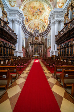 interior of the church of the holy sepulchre st florian