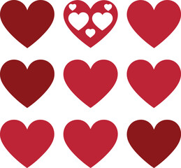  Simple love logo Vector Image
