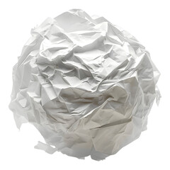 Obraz premium crumpled paper ball transparent background