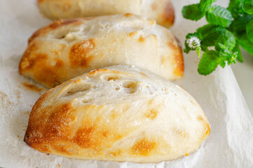 焼き上がったチャパタ