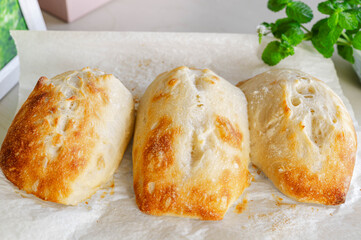 焼き上がったチャパタ