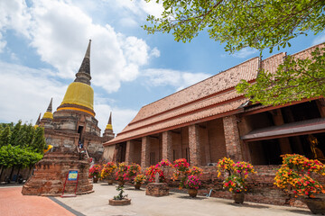 Ruins of temples in the Sukhothai province, Thailand.