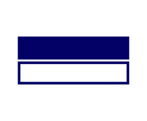 Rectangle Shape And Outline Blue Symbol Element Vector Graphic Design Illustration