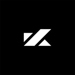 Abstract letter K logo concept for sport company