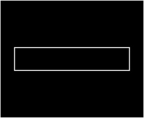 Obraz premium Rectangle Geometric Outline Shape Black And White Symbol Element Vector Graphic Design Illustration