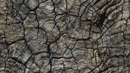 Fototapeta premium Cracked and Textured Dark Grey Surface.