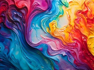 abstract colorful wavy layered paper background, colorful abstract psychedelic liquid and fluid background pattern, Abstract colorful background, Rainbow blurred texture, bright Abstract watercolor
