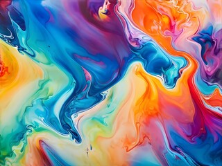 abstract colorful wavy layered paper background, colorful abstract psychedelic liquid and fluid background pattern, Abstract colorful background, Rainbow blurred texture, bright Abstract watercolor