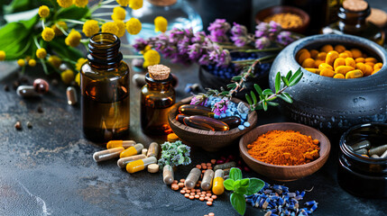 Alternative medicine practices embrace holistic healing through various modalities