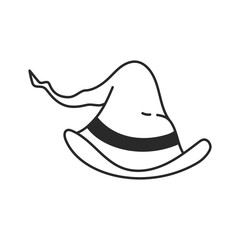 Hand drawn Halloween doodle Symbols Collection