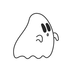 Hand drawn Halloween doodle Symbols Collection