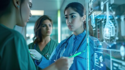 The medical team analysis.