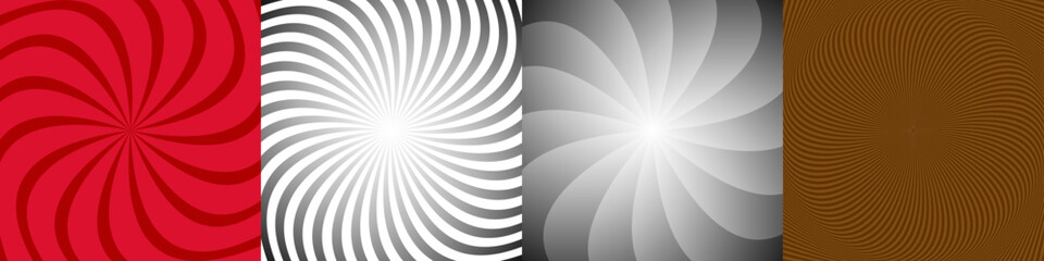Abstract geometric ray burst background set