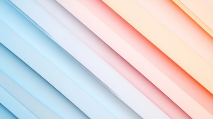 Obraz premium Simple abstract art with intersecting lines in pastel colors, capturing a sense of tranquility and balance, ideal for contemporary decor, high-resolution photo, realistic photo