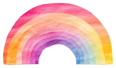 Obraz premium PNG Rainbow white background creativity spectrum.