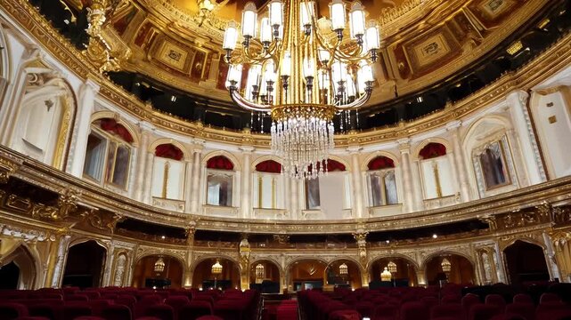 Opera Theater with Ornate Details