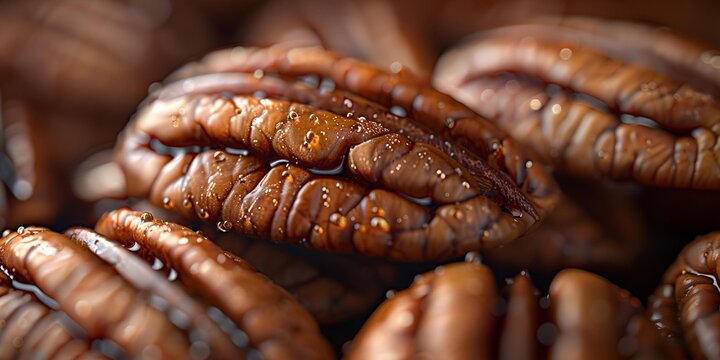 a pile of pecans.

