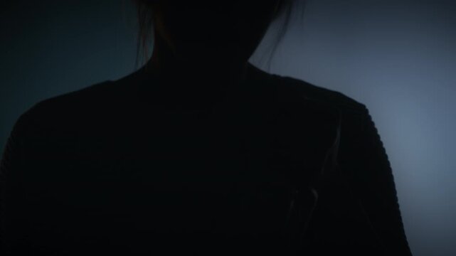 Melancholic woman drinking alcohol, escaping reality and problems, bad habits