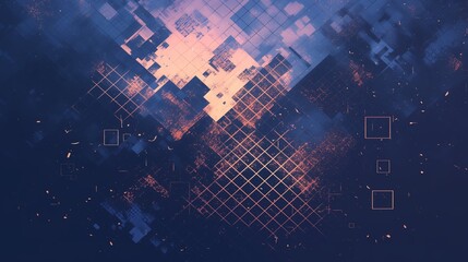 幾何学模様の背景画像