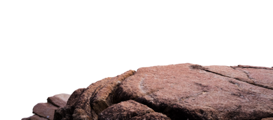 Rock stones isolated background,Nature Rock Cliff with texture is formation located part of the mountain,Group of Stone rough surface,image object Rock Sea Podium Stand Display for products present,