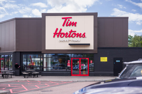 Tim Hortons Drive Thru restaurant, Watford, UK