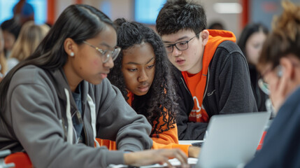 Students Collaborating in Hackathon - Problem-Solving and Teamwork in Tech Education