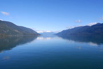 Dramatic mountains and lakes of the Los Lagos Region of Chile