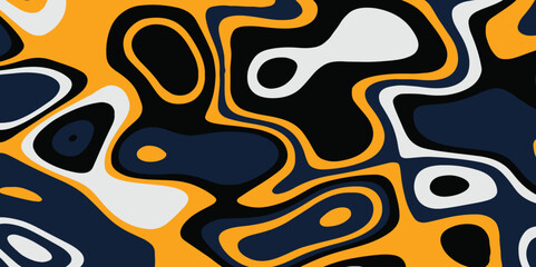 Creative illustration colorful abstract background vector with 3d papercut layer. Colorful wavy background papercut style.