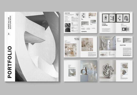 Minimalist Art Portfolio Template
