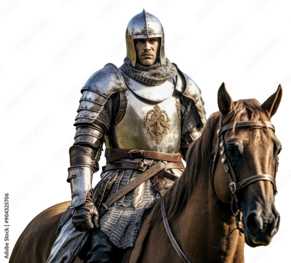 Canvas Prints png knight horse medieval animal.