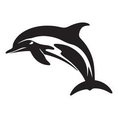 Dolphin silhouette 