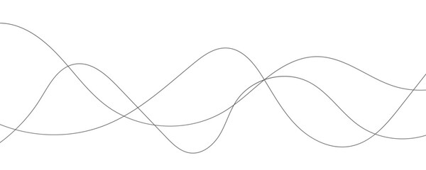 Abstract vector background with black wavy lines. EPS10
