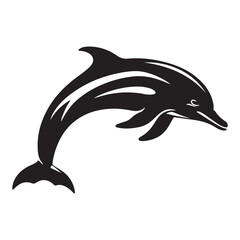 Dolphin silhouette 
