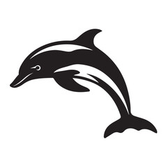 Dolphin silhouette 