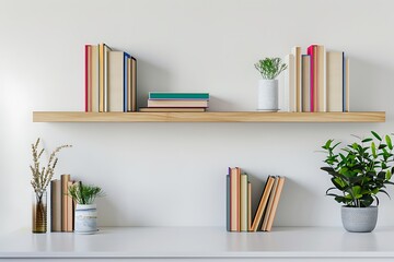 books on the shelf