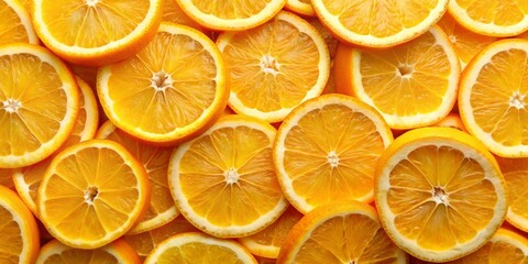 Closeup of Sliced Oranges, Texture, Fresh, Citrus, Vitamin C