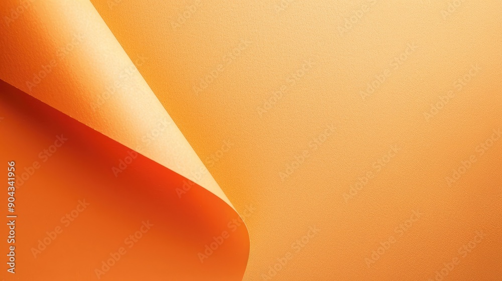 Fototapete uncluttered orange background with a gentle gradient, providing a sleek and modern look for any desi
