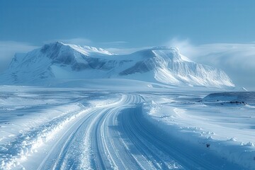 Snowy Mountain Road.