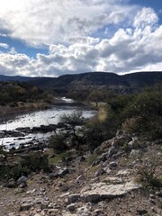 river in the mountains