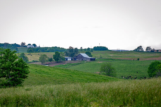Farm landscape in eastern Kentucky