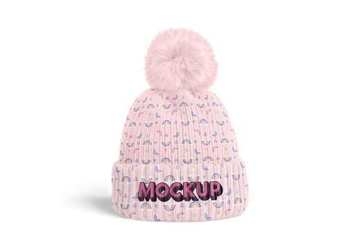 Winter Hat Mockup