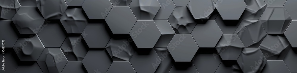 Poster an abstract hexagon geometric surface loop 1a, with a light bright clean minimal hexagonal grid patt