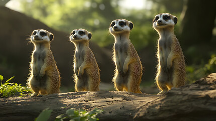 Fototapeta premium meerkat on guard