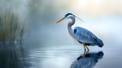 Obraz premium great blue heron