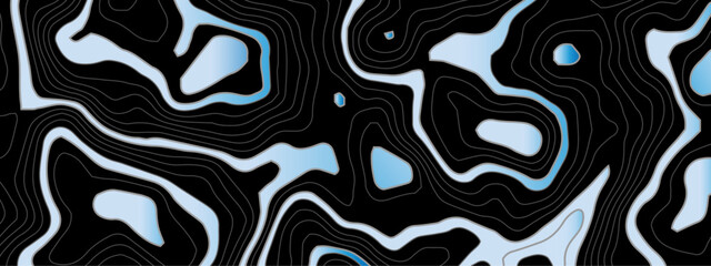  stylized height topographic contours map line background. Background abstract shapes flat colors and outline, Concept topographic map conditional geography scheme terrain path. vector illustration.